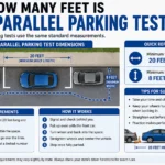how many feet is the parallel parking test