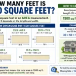 how many feet is 1500 square feet