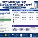 how many sq feet will a gallon of paint cover