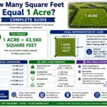 how many square feet equal 1 acre