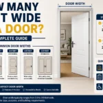 how many feet wide is a door