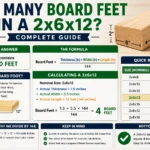 how many board feet in a 2x6x12