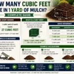 how many cubic feet are in 1 yard of mulch