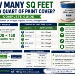 how many sq feet does a quart of paint cover