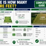 1 acres is how many square feet